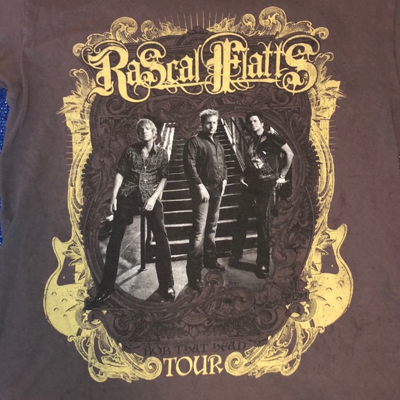 Rascal Flatts 2009 Concert Tour Tee Shirt - Picture 2 of 5